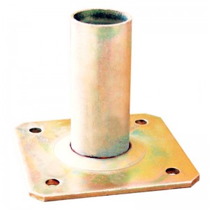Giàn giáo thép tròn trụ cơ sở tấm kẽm vàng ống 42mm