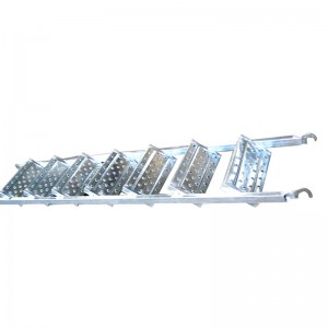 Khung thép mạ kẽm Cầu thang thép 450 X 2514mm